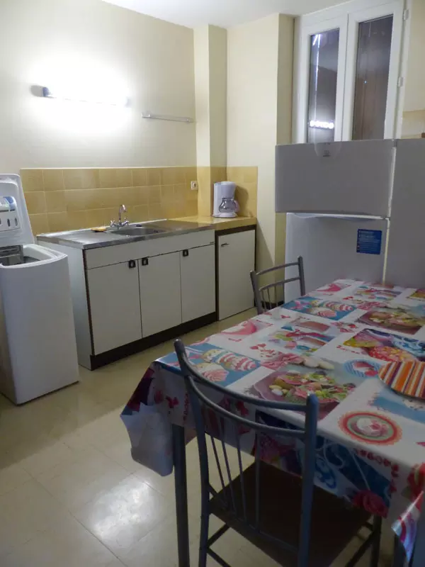 Cuisine équipée d'un gîte communal du Bousquet